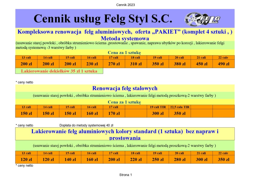 cennik strona 1